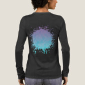 Statisch zwischen den Sternen Tri-Blend Shirt (Rückseite)