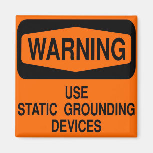 Statische Erdeinrichtung verwenden Magnet