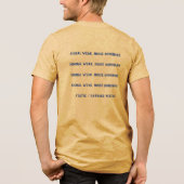 Statische Roboterdaten Realität Farben Tri-Blend Shirt (Rückseite)