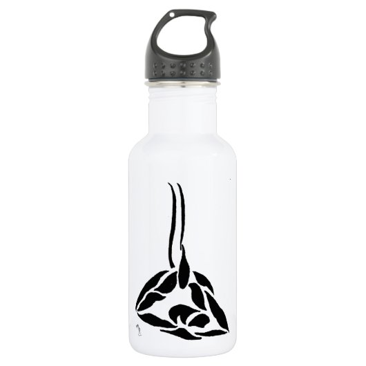 statische Trapez Rückstandsfalte Trinkflasche (Vorderseite)