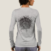 Statische Trauer Tri-Blend Shirt (Rückseite)