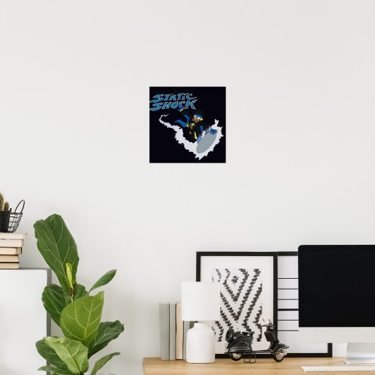 Statischer Schock Poster (Heimbüro)