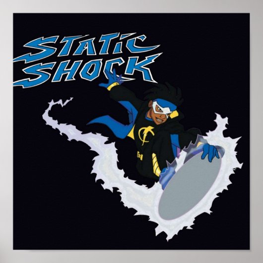 Statischer Schock Poster (Vorne)