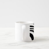 Statischer Stil Espressotasse (Rückseite)