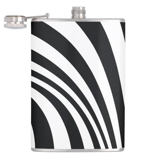 Statischer Stil Flachmann (Geöffnet)