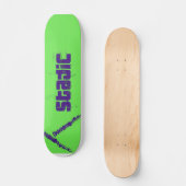 Statisches Skateboard (Vorderseite)