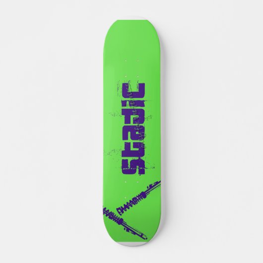 Statisches Skateboard (Vorne)