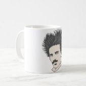 Statisches Tesla Kaffeetasse (Vorderseite Links)