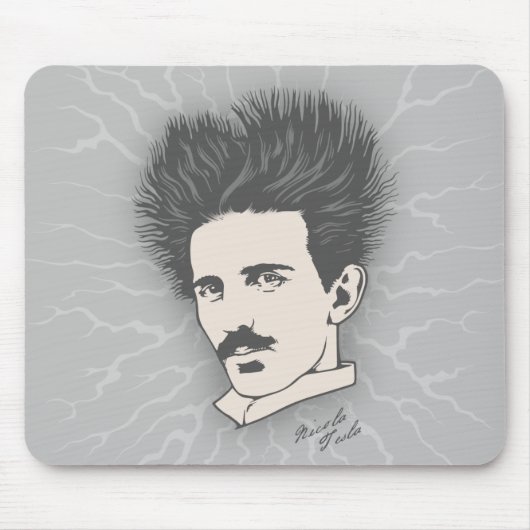 Statisches Tesla Mousepad (Vorne)