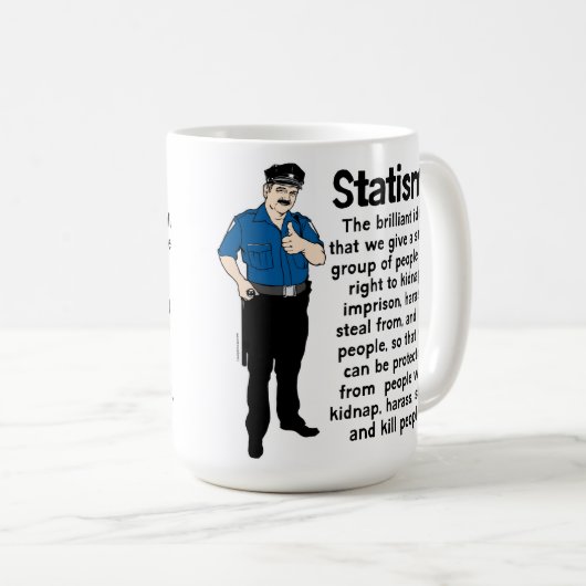 Statism-Tasse Kaffeetasse (VorderseiteRechts)