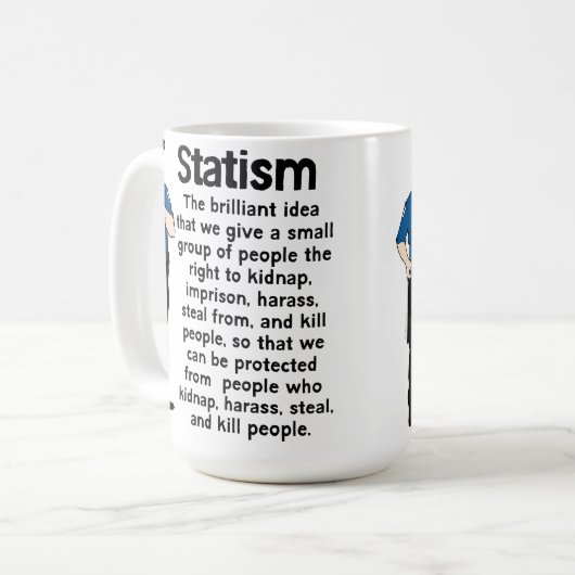 Statism-Tasse Kaffeetasse (Vorderseite Links)