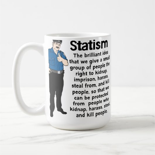 Statism-Tasse Kaffeetasse (Links)