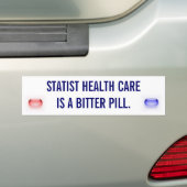 Statist-Gesundheitswesen ist eine bittere Pille Autoaufkleber (Auf Auto)