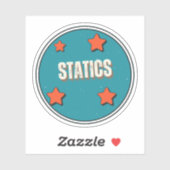 Statistik Aufkleber (Blatt)