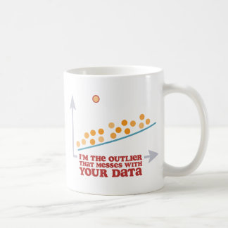 Statistik-Außenseiter Kaffeetasse