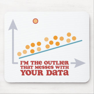 Statistik-Außenseiter Mousepad