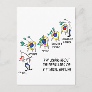 Statistik Cartoon 9225 Postkarte