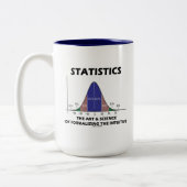 Statistik-Kunst-Wissenschaft der Formalisierung Zweifarbige Tasse (Links)