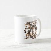 Statistik-Lehrer-Geschenk Kaffeetasse (VorderseiteRechts)