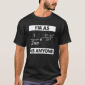 Statistik Math Scientist Normal Distribution Bell T-Shirt (Vorderseite)