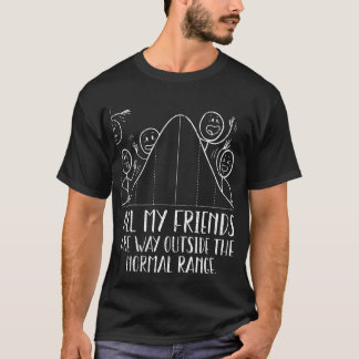 Statistik Mathe Normalbereich Ausreißer Abweichung T-Shirt