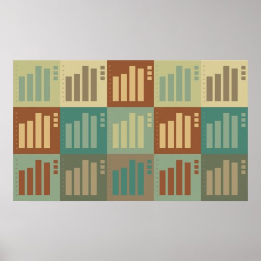 Statistik Pop Art Poster (Vorne)