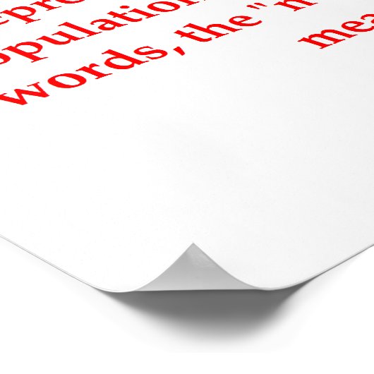 statistik poster (Ecke)