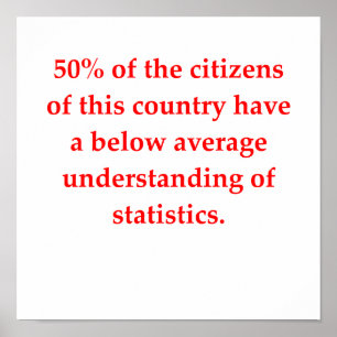 statistik poster