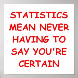 statistik poster