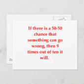 statistik postkarte (Vorne/Hinten)