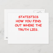 statistik postkarte (Vorne/Hinten)