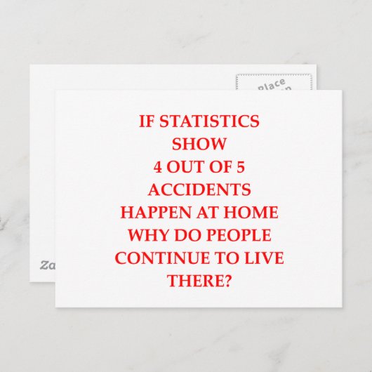 statistik postkarte (Vorne/Hinten)