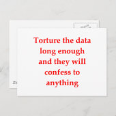 statistik postkarte (Vorne/Hinten)