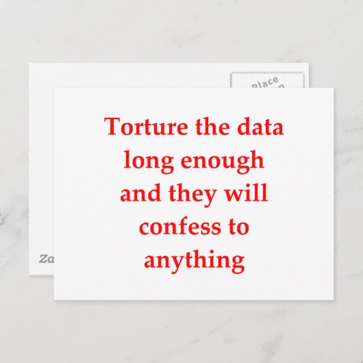 statistik postkarte (Vorne/Hinten)