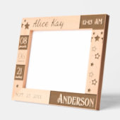 Statistik-Star und Skript Geätzte Rahmen (Links)