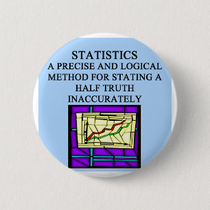 STATISTIK-Statistiker-Spaß Button