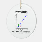 Statistik über die Zähmung des Spaßes zufälliger S Keramik Ornament (Links)