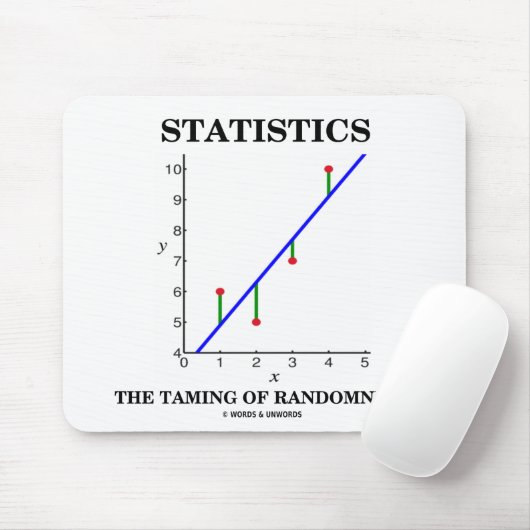 Statistik über die Zähmung des Spaßes zufälliger S Mousepad (Mit Mouse)
