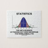 Statistik über Kunst und Wissenschaft der Unsicher Puzzle (Horizontal)