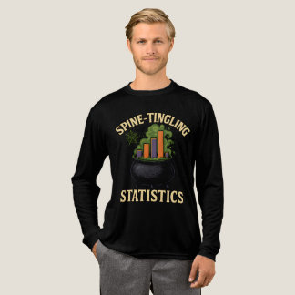 Statistik über Wirbelsäule Math Cauldron Bar Graph Tri-Blend Shirt