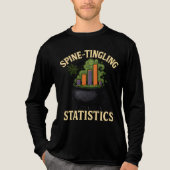 Statistik über Wirbelsäule Math Cauldron Bar Graph Tri-Blend Shirt (Vorderseite)