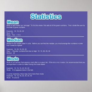 Statistiken *AKTUALISIERT* Poster