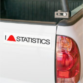 Statistiken des Herzens I Autoaufkleber (Auf Lkw)