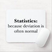 Statistiken: weil Abweichung häufig normal ist Mousepad (Mit Mouse)
