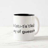 Statistiken Zweifarbige Tasse (VorderseiteRechts)