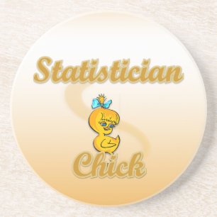 Statistiker Chick Untersetzer