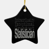 Statistiker Extraordinator Keramik Ornament (Hinten)