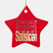 Statistiker Extraordinator Keramik Ornament (Vorne)