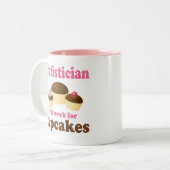 Statistiker-(lustiges) Geschenk Zweifarbige Tasse (Vorderseite Links)