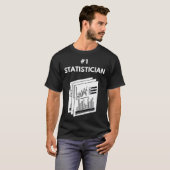 Statistiker Nummer Eins Big Data Mathematik Statis T-Shirt (Vorne ganz)